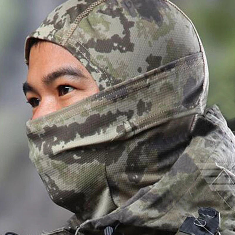 Balaclava Face Mask UV Protection Hood Tactical for Cycling Fishing Hunting Balaclava Outdoor Neck Gaiter Cap Ski Bicycle Hat