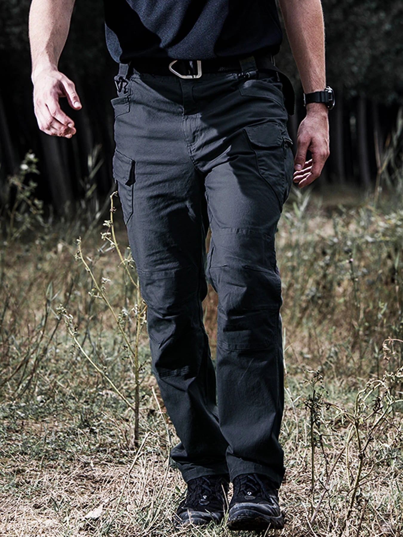 Men Combat Pants With Knee Pads Tactical Cargo Sport Trousers Camouflage Multicam Trekking Hunting Clothes(Not knee pads)